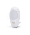 LED Natlampe med Kontakt - Oval, 1W, 6500K