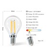 LED Filament pære G45 E14 - 4W, 2700K, Klar - Pakke med 6 stk.