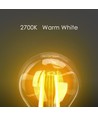 LED Filament pære G45 E14 - 4W, 2700K, Klar - Pakke med 6 stk.