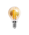 LED Filament pære G45 E14, 4W, 2200K, Amber - Pakke med 6 stk.