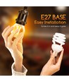 LED Filament pære G45 E27 4W - 2200K Amber - 6 stk. Pak