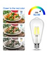 LED Filament pære ST64 E27 4W | 6500K Klar | Pakke med 6 stk