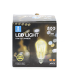 LED Filament pære ST64 E27 8W - 2200K Amber - Pakke med 4 stk