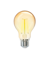 LED Filament pære A60 E27 - 6W, 2200K, Amber - Pakke med 6 stk.