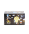 LED Filament pære A60 E27 - 8W, 2200K, Amber, Sæt af 6