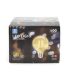 LED Filament pære G80 E27 4W - 2200K Amber - Pakke med 4 stk.