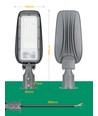 RL02 DOB Slim LED Gadebelysning 50W - 6500K