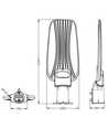 RL02 DOB Slim LED Gadelys - 100W, 6500K