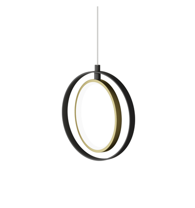 LED Pendel - Øvre Ring, Aluminium, 2700K