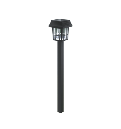 LED Solcellelampe - 08 Plast Tårn Lampeskærm 6500K