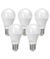 LED A5 A60 - Stor Spredning - E27 15W 3000K - Vinduesæske 5 stk - Dept2