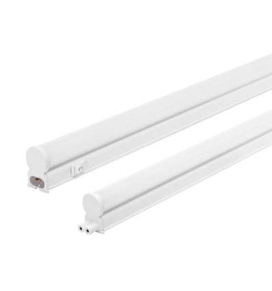 LED T5 12W 0.9m - 6500K med 0.6m Strømkabel - NY