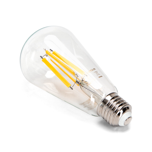 LED Filament Pære ST64 E27 16W 2700K - Klar