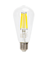 LED Filament pære ST64 E27, 16W, 6500K, Klar