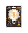 LED Filament pære G95 E27 10W 2200K Amber