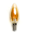 LED Filament pære C35 E14 - 8W, 2200K, Amber