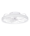 LED Loftlampe med Ventilator 60W - DC20W Motor + 40W LED (6500K) inkl. Fjernbetjening