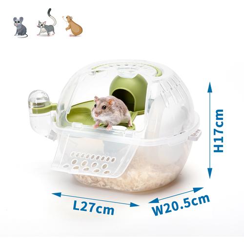 Apple Hamster Udebur - L27 x B20,5 x H17 cm - Grøn - Offline