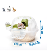 Apple Hamster Udebur - L27 x B20,5 x H17 cm - Grøn - Offline