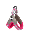 Y-Formet Hundesele XS: Bryst 28-38 cm - Sort/Blå/Pink