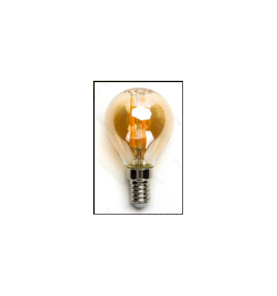 Bluetooth Mesh Smart Filament pære G45 - E14 4.5W CCT Amber | Med Fjernbetjening | 6 stk.