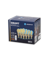 Bluetooth Mesh Smart Filament pære G45 - E14 4.5W CCT Amber | Med Fjernbetjening | 6 stk.