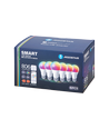 Bluetooth Mesh Smart LED-pære A60 E27, 9W, RGB+CCT, inkl. Gateway & Fjernbetjening - 6 stk. Pakke