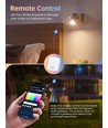 Bluetooth Mesh Smart LED-Pære GU10 6,5W RGB+CCT - 2-pak