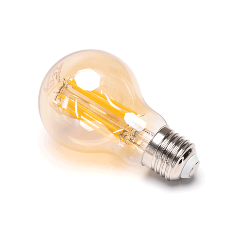 LED Filament pære A60 E27 - 12W 2200K Amber