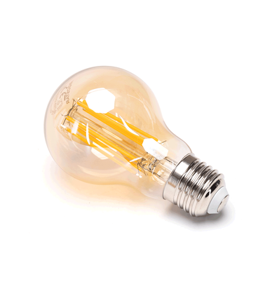 LED Filament pære A60 E27 - 12W 2200K Amber