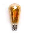 LED Filament pære ST64 E27 - 16W 2200K Amber