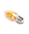 LED Filament pære C35 E27 8W - 2200K Amber