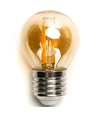 LED Filament pære G45 E27 8W 2200K Amber