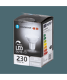 LED Dæmpbar GU10 - 3W - 6500K - 38° - Glas - Dept2