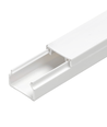 PVC Kabelkanal 15x10mm, 2m med Lim - Hvid