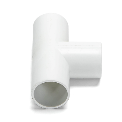 Billede af PVC Elektrisk Rør T-Stykke, 25mm, 4 stk, Hvid