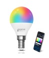 Bluetooth Mesh Smart LED-Pære G45 E14 - 6.5W RGB+CCT med Fjernbetjening, 2 Stk.