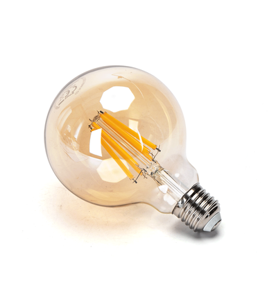 LED Filament pære G95 E27 - 20W 2200K Amber