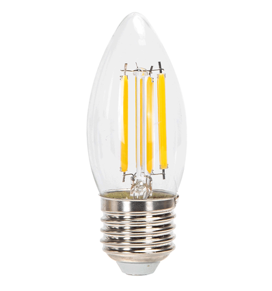 LED Filament pære C35 E27 - 8W 2700K Klar