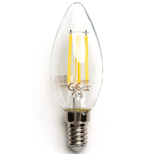 LED Filament pære C35 E14, 8W, 2700K, Klar