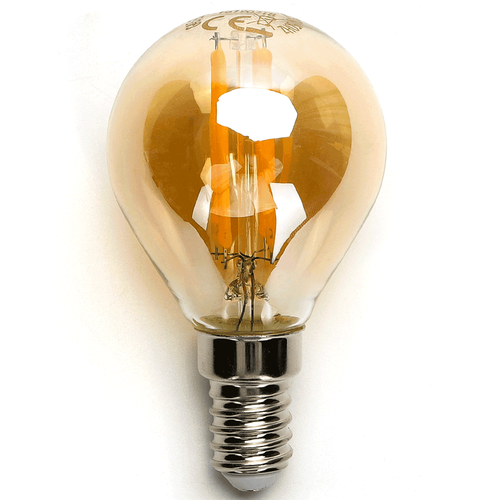 LED Filament pære G45 E14 8W 2200K