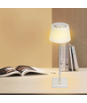 LED Bordlampe - 4W - CCT(3000-5000K) - Touchdæmpning - IP54 - Sølv