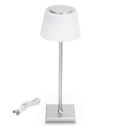 LED Bordlampe - 4W - CCT(3000-5000K) - Touchdæmpning - IP54 - Sølv