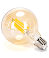 LED filament pære - G95 E27 16W 2200K/AMBER