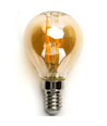 LED filament pære G45 E14 8W - 2200K/AMBER