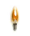 LED filament pære C35 E14 8W 2200K - AMBER - 6STK