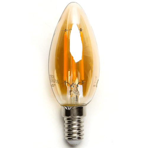 LED filament pære C35 E14 - 6W 2200K/amber