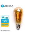 LED Filament pære ST64 E27 - 10W 2200K - Amber - 6 stk.