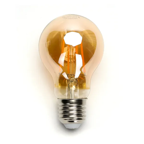 LED filament pære A60 - E27 10W 2200K/AMBER - 6 stk.