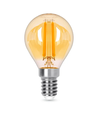 LED Filament G45 E14 6W 2200K/Amber/6stk